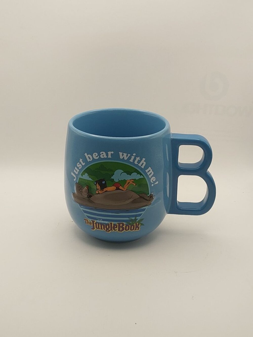 Disney Parks Jungle Book Baloo Mowgli Mug B Handle Just Bear With Me